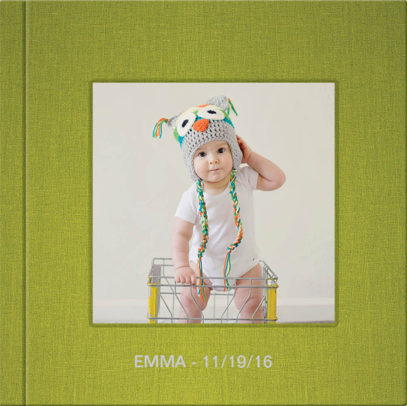 album with baby green