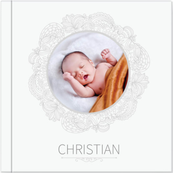 album with small baby light