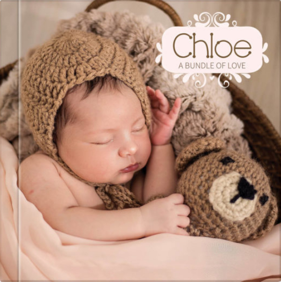 album with sleepy baby