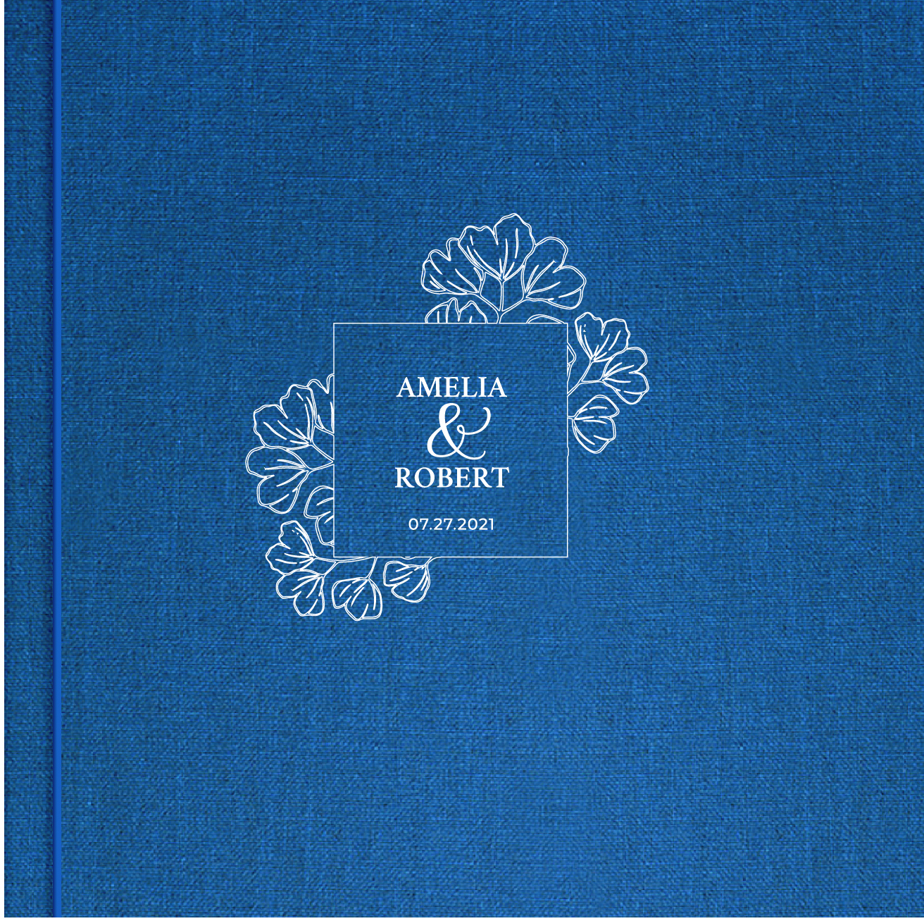Personalized wedding photo album cover ideas